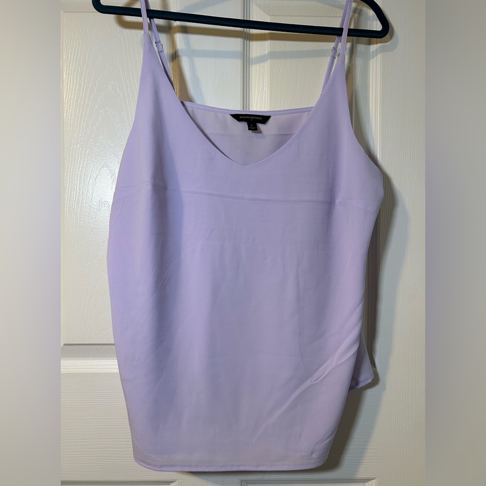 Lilac Banana Republic tank top blouse - size L